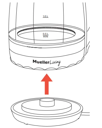 MuellerLiving MLR010567N Glass Kettle 2