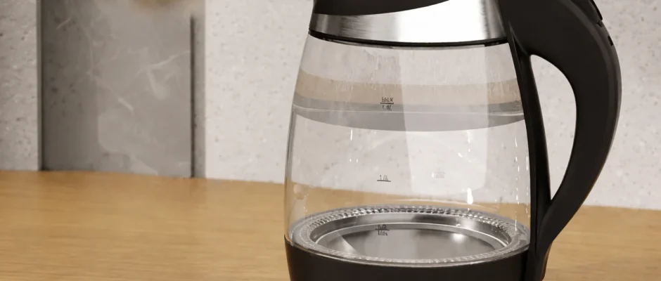 MuellerLiving MLR010567N Glass Kettle feat