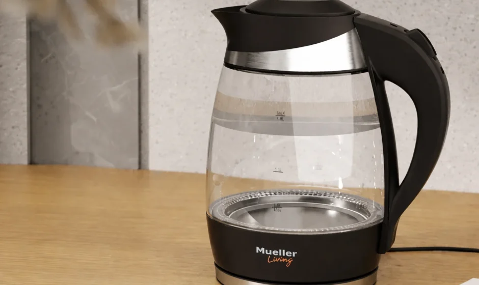 MuellerLiving MLR010567N Glass Kettle feat