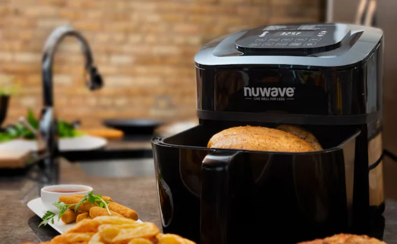 Nuwave 37402 Brio Plus 8 Qt Air Fryer feat