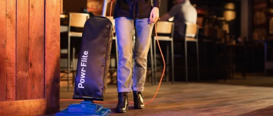 Powr-Flite PV030-W12-U Solar Commercial Upright Vacuum feat