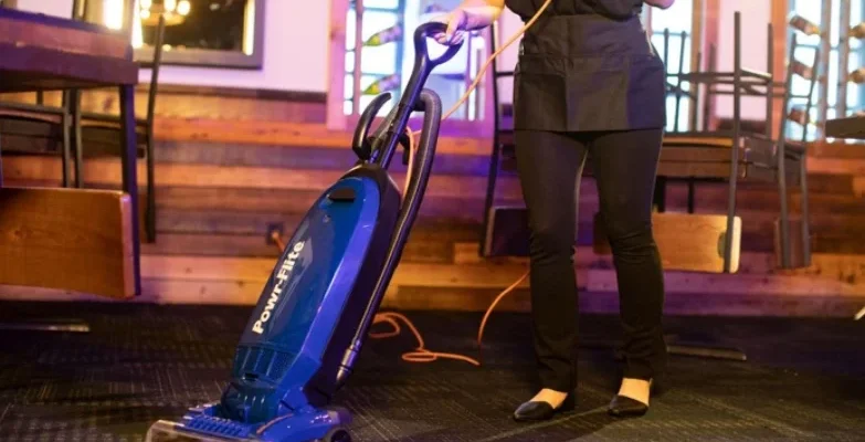 Powr-Flite PV100-W14-U Rigel Pro Commercial Upright Vacuum feat