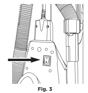 Powr-Flite PV160-W14-U Borelli Dual Pro Upright Vacuum 7