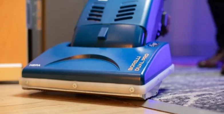 Powr-Flite PV160-W14-U Borelli Dual Pro Upright Vacuum feat