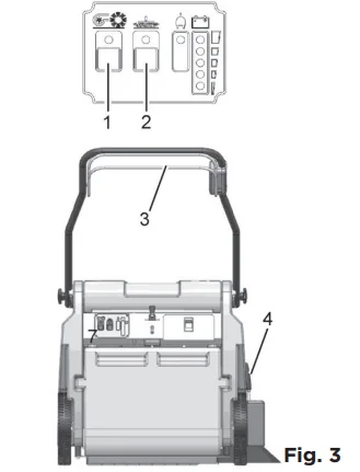 Powr-Flite PW050-W26-U Quasar 26 Battery Sweeper 6