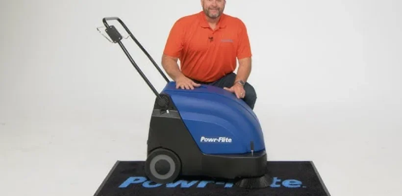Powr-Flite PW050-W26-U Quasar 26 Battery Sweeper feat