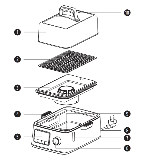 Razorri Fresco FS20A Electric Food Steamer 2