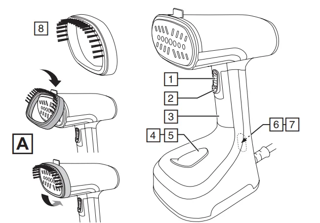 Russell Hobbs 26740-56 Clothes Steamer 1