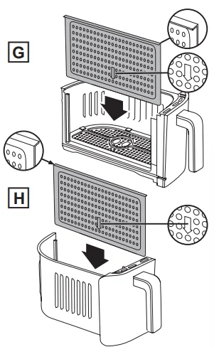 Russell Hobbs 27290-56 Satisfry Snappi Dual Basket Air Fryer 10