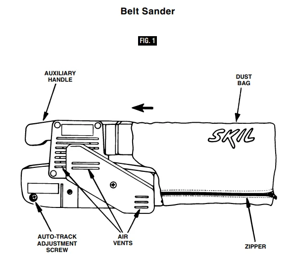 SKIL 7313 Corded Belt Sander User Manual SKIL 7313 Corded Belt Sander 1