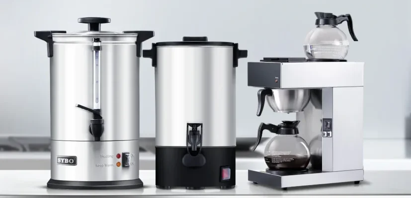 SYBO SR-CP-100B Electric Coffee Urn feat