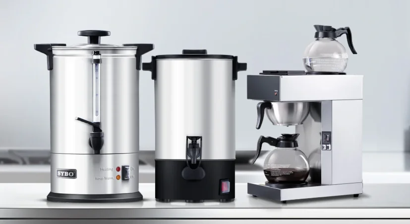 SYBO SR-CP-100B Electric Coffee Urn feat