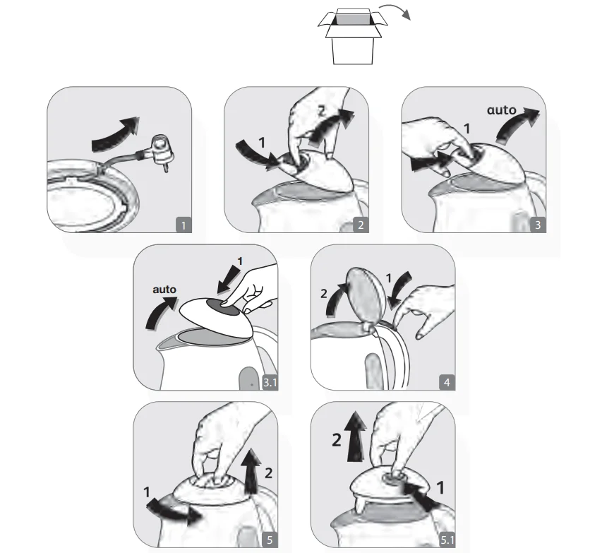 Tefal Subito Kettle & Toaster Sets 1