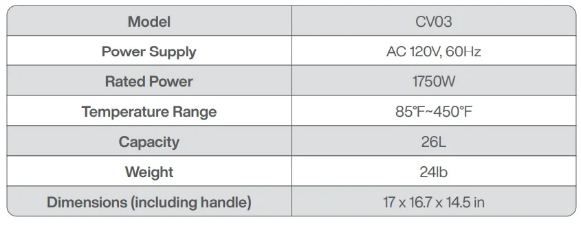 Typhur CV03 Sync Oven 8