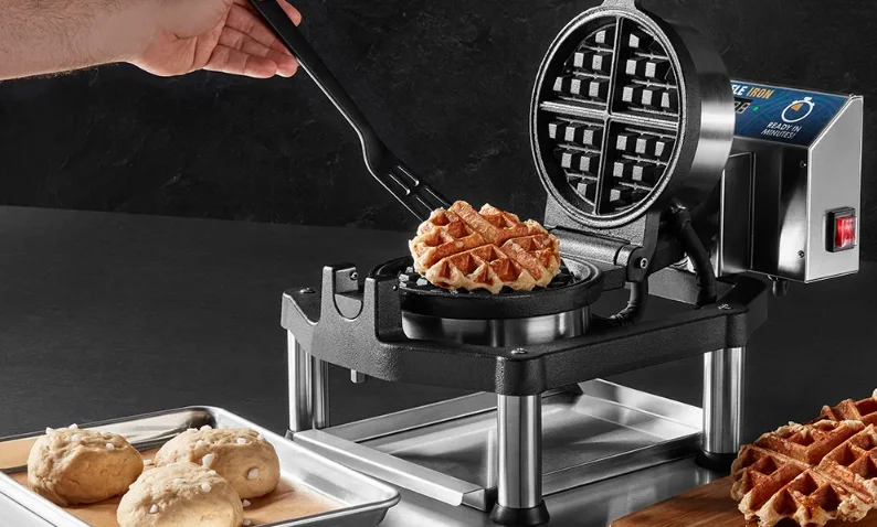 Waring WWHD500 Heavy-Duty Belgian Waffle Maker User Manual Waring WWHD500 Heavy-Duty Belgian Waffle Maker feat