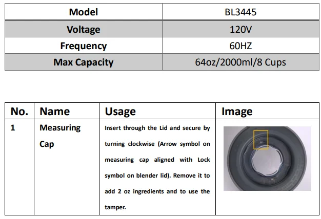 iCucina BL3445 High Speed Kitchen Blender 1