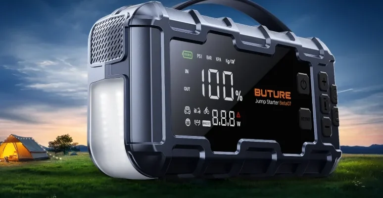 Buture Beta07 Portable Battery Jump Starter feat