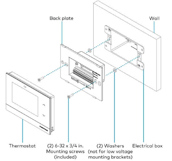 Crestron HZ-THSTAT Wireless Programmable Thermostat User Manual Crestron HZ-THSTAT Wireless Programmable Thermostat 3
