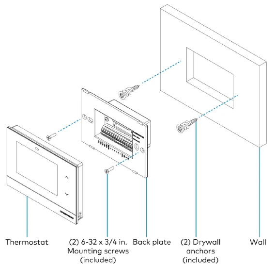 Crestron HZ-THSTAT Wireless Programmable Thermostat User Manual Crestron HZ-THSTAT Wireless Programmable Thermostat 4