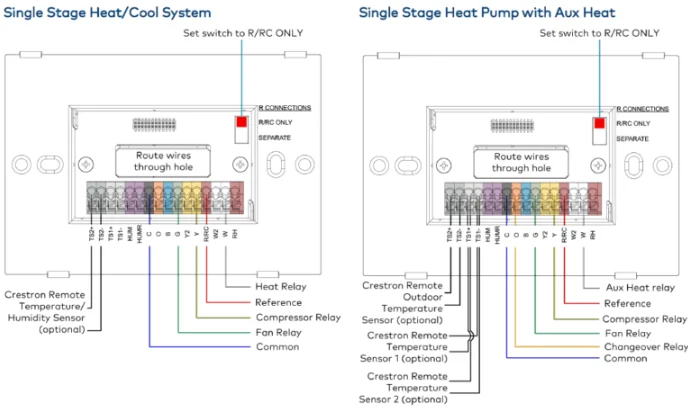 Crestron HZ-THSTAT Wireless Programmable Thermostat User Manual Crestron HZ-THSTAT Wireless Programmable Thermostat 9