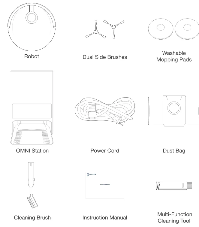 DEEBOT X1 OMNI Robot Vacuum User Manual DEEBOT X1 OMNI Robot Vacuum 1