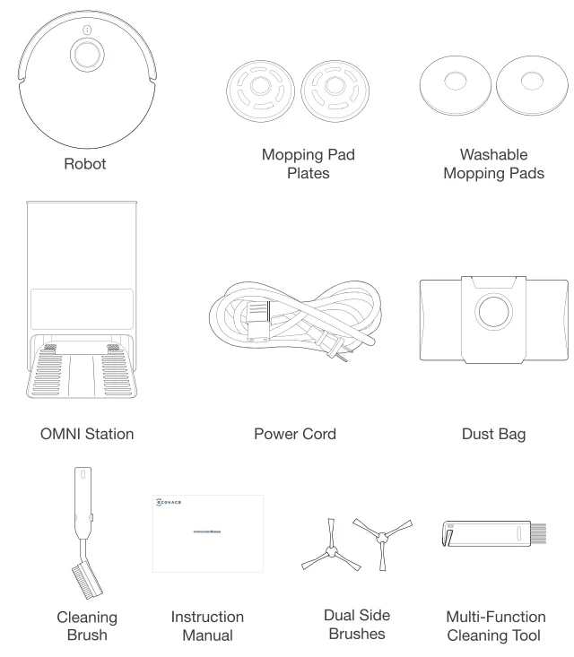 DEEBOT X1e OMNI Robot Vacuum 1.