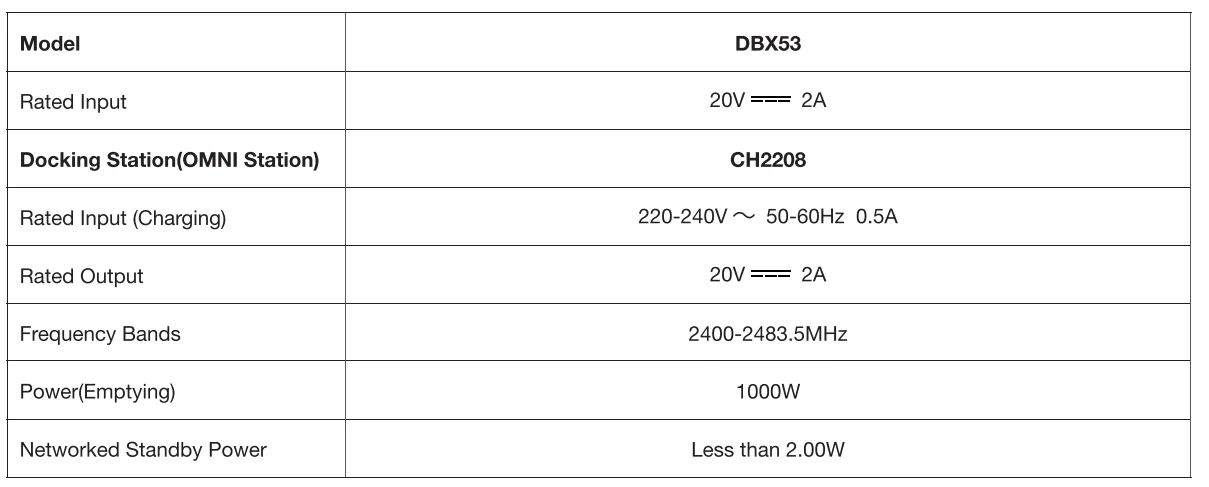 DEEBOT X1e OMNI Robot Vacuum 46