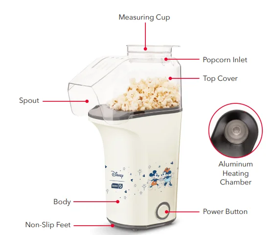 Dash DDYAP1503PK4 Popcorn Maker 1