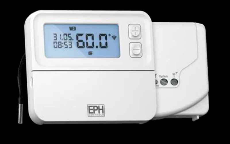 EPH CP4-HW-OT Programmable RF Cylinder Thermostat Manual EPH CP4-HW-OT Programmable RF Cylinder Thermostat feat