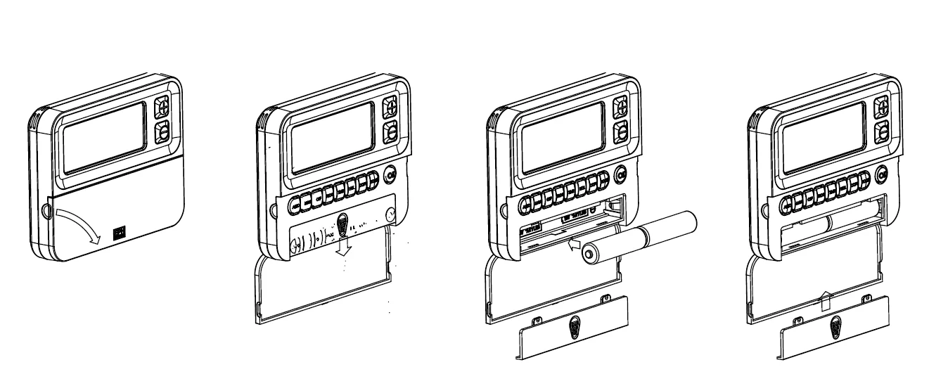 EPH Controls CP4 RF Programmable Room Thermostat 8