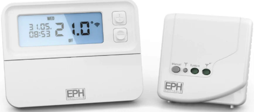 EPH Controls CP4 RF Programmable Room Thermostat product image