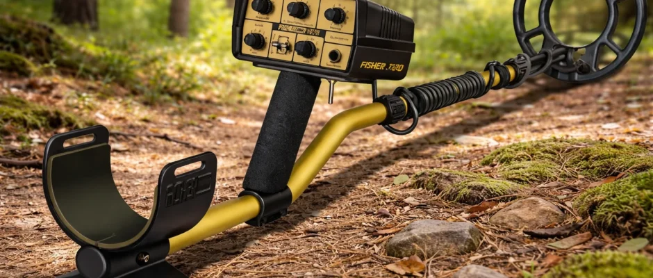 Fisher 1270 Relic Hunting Metal Detector feat