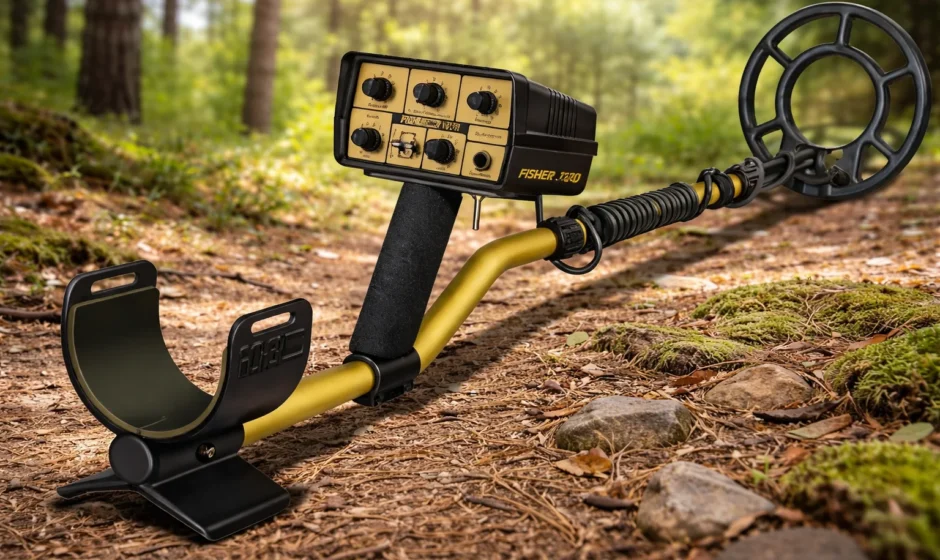 Fisher 1270 Relic Hunting Metal Detector feat