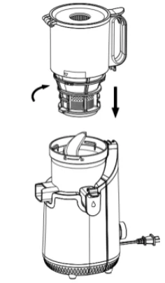Fridja f2500 Self-Feeding Whole Fruit Juicer 7