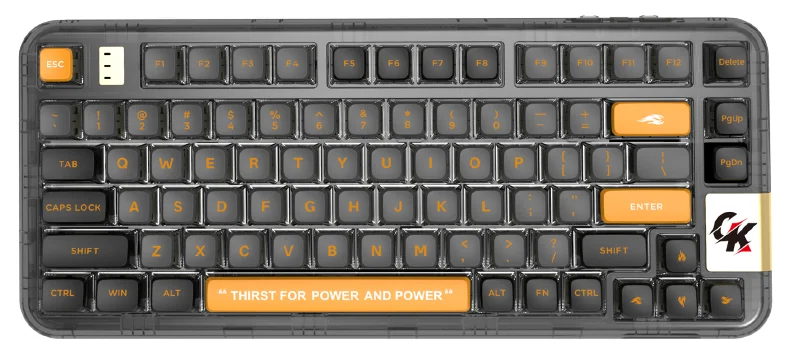 GamaKay GK75 Gasket-Mount Mechanical Keyboard 1