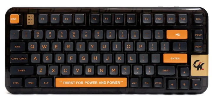 GamaKay GK75 Gasket-Mount Mechanical Keyboard product image