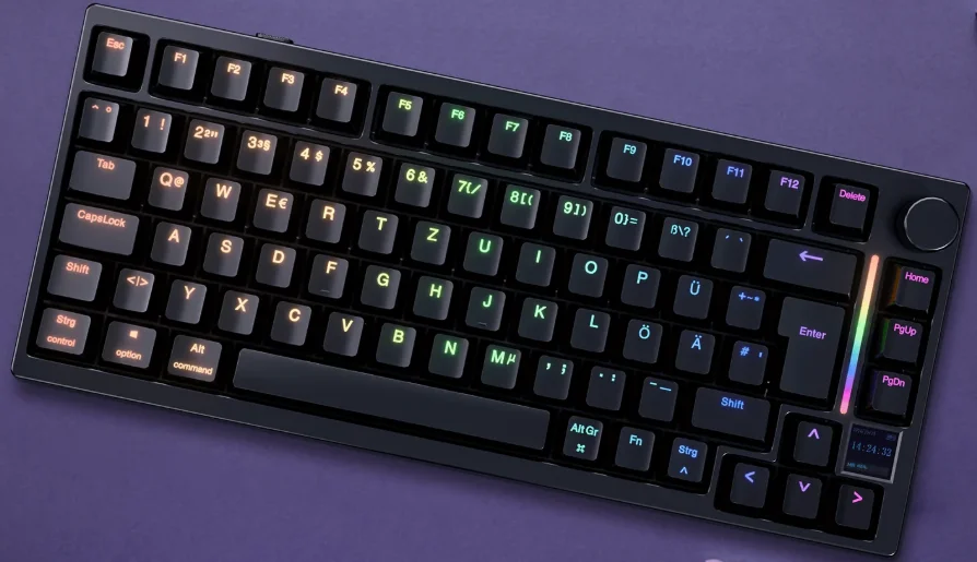 GamaKay TK75HE-V2 Hall-Effect Keyboard feat