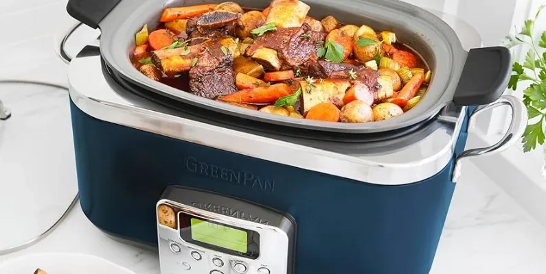 GreenPan CC007464-001 Electric Slow Cooker Manual GreenPan CC007464-001 Electric Slow Cooker feat