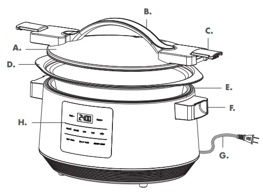 GreenPan CC009289-003 8QT Locking Lid Slow Cooker Manual GreenPan CC009289-003 8QT Locking Lid Slow Cooker 1