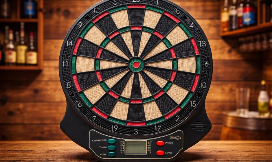 Halex ZETA Electronic Dartboard feat