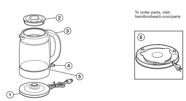 Hamilton Beach 40853C Electric Kettle Manual Hamilton Beach 40853C Electric Kettle 1
