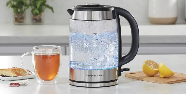 Hamilton Beach 40853C Electric Kettle feat
