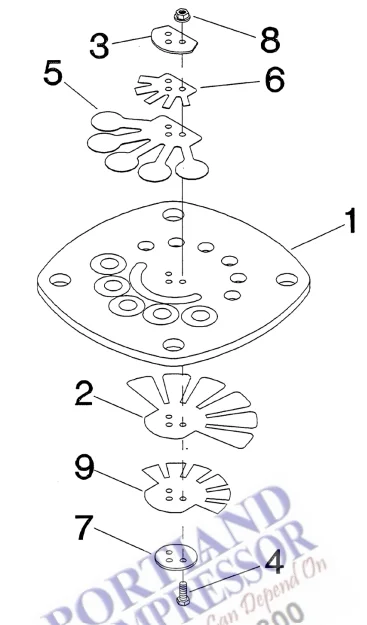 Ingersoll Rand T30-2545 Air Compressor Pump 10
