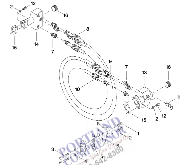 Ingersoll Rand T30-2545 Air Compressor Pump 12