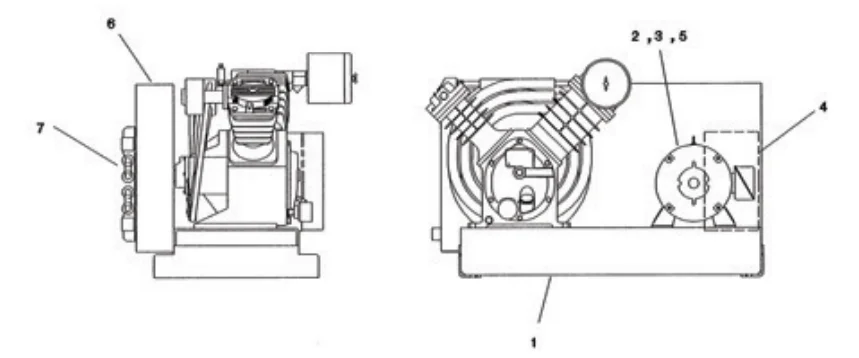 Ingersoll Rand T30-2545 Air Compressor Pump 14