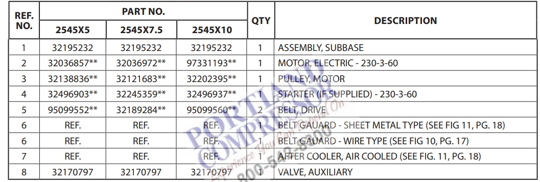 Ingersoll Rand T30-2545 Air Compressor Pump 15