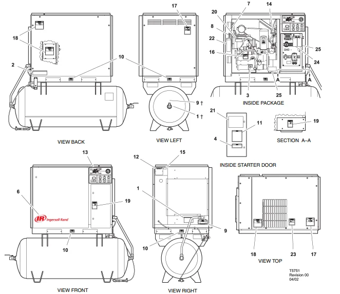 Ingersoll Rand UP6 Oil Flooded Air Compressor 1