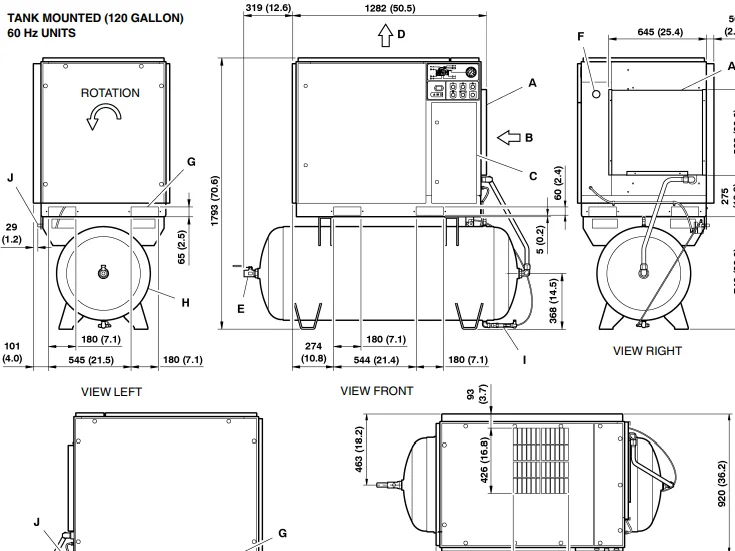 Ingersoll Rand UP6 Oil Flooded Air Compressor 12