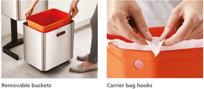 Joseph Joseph Totem Max 60L Waste & Recycling Bin Manual Joseph Joseph Totem Max 60L Waste & Recycling Bin 4