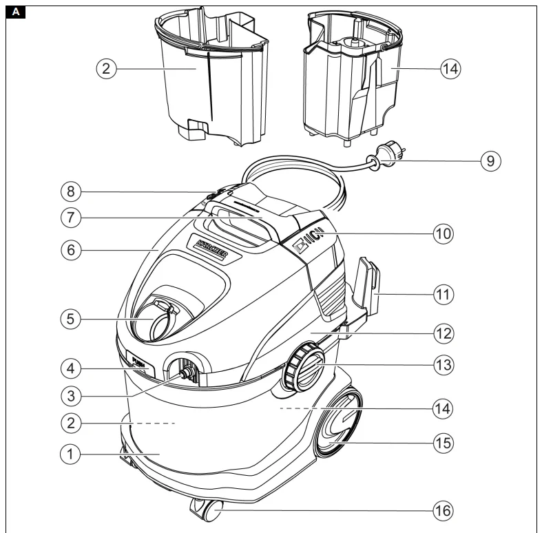 Karcher Spray extraction cleaner SE 5 Upholstery 1